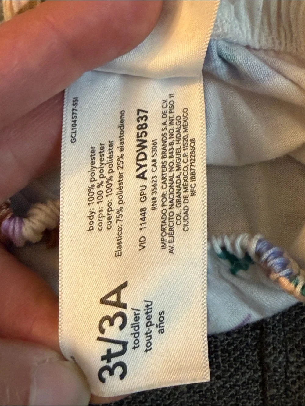 Carter’s 3T Mermaid Print Ruffle Shorts -
